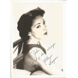 Kathryn Grayson signed 7x5 black and white photo. (February 9, 1922 - February 17, 2010 was an