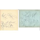 Sussex CCC 1984 signed album pages 35 signatures. Amongst the signatures are Barclay, Jones,