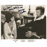 Jessica Walter signed 10x8 black and white movie still from Play Misty for Me. Dedicated. Good