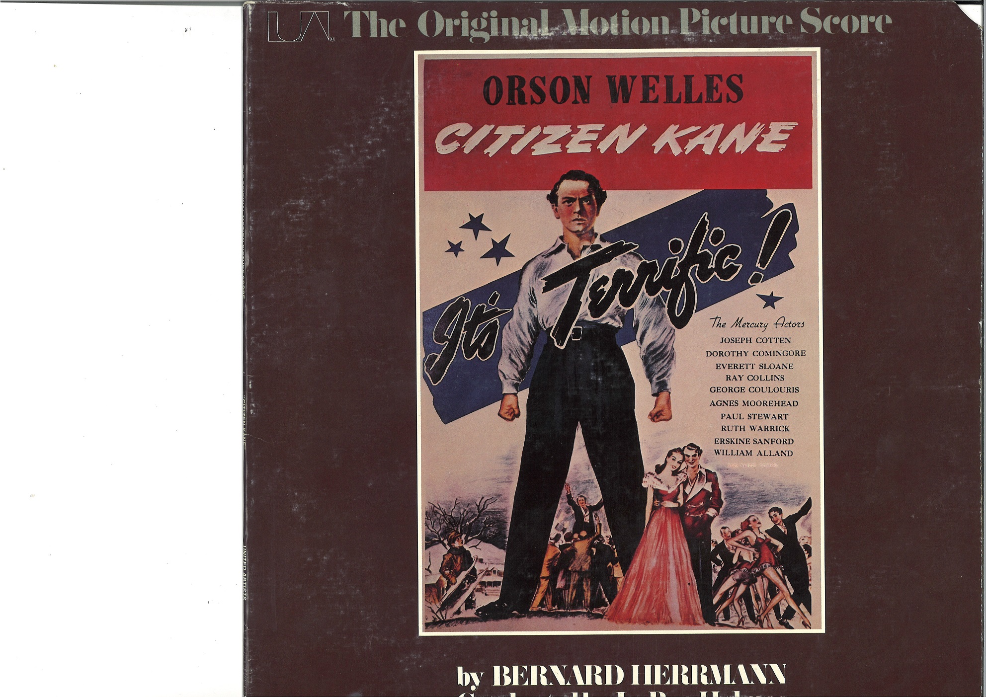 Leroy Holmes signed 33rpm record sleeve of The original motion picture score of Citizen Kane. Record - Image 2 of 2
