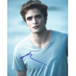 Robert Pattinson signed 10x8 colour photo. Good Condition Est.