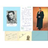 Assorted TV/Film signed collection. Contains assortment of photos, signature pieces and photos. Some