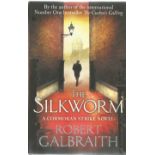 The Silkworm hardback book First Edition signed on the inside title page by the author Robert