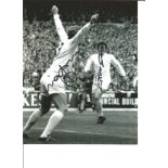 Cliff Jones and Eddie Gray signed 10x8 black and white photo. Good condition Est.