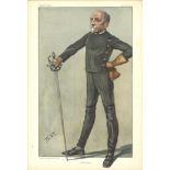 Hutton - Cold Steel 13/8/1880 Vanity Fair Print. These prints were issued by the Vanity Fair