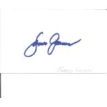 James Garner Actor Signed Card. Good Condition Est.