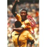 Pele Signed Brazil Photo. Good Condition Est.