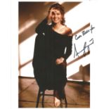 Amy Grant signed 10x8 colour photo. American singer, songwriter, musician, author and media