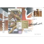Sally Gunnell signed Medal Heroes Commemorative cover. 1/11/10 Stratford postmark. Good condition