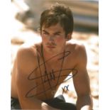 Ian Somerhalder Lost hand signed 10x8 photo. This beautiful hand signed photo depicts Ian