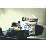 Nigel Mansell signed 12x8 colour photo. Good condition Est.