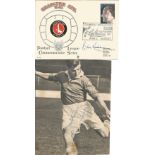 Billy Kiernan signed Charlton Athletic commemorative FDC. 20/11/72 London SE7 postmark.. Good