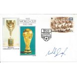 Richard Gough signed FDC The World Cup 1930-1986 PM 30 Jun 1986 Nanumea Tuvalu complete Italy