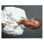 Paul Anka signed 10x8 colour photo. Canadian singer, songwriter and actor. Anka became famous with