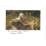 Virginia Mckenna signed 12x8 colour Born Free photo. British stage and screen actress, author and