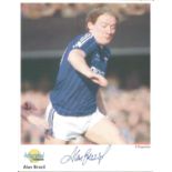 Alan Brazil signed 10x8 colour Autographed Editions photo. Biography on reverse. Good condition