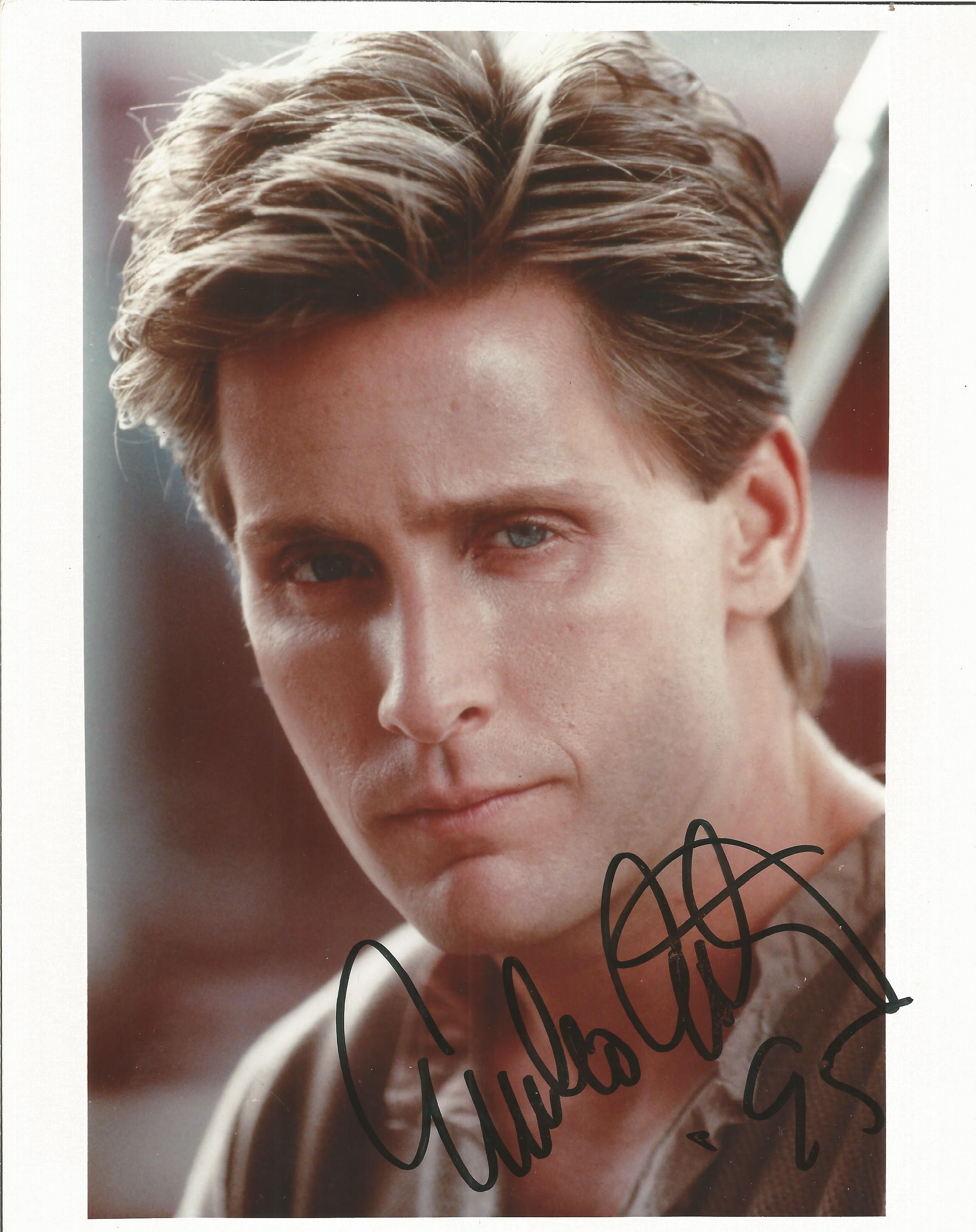 Emilio Estevez Actor Signed 8x10 Photo. Good Condition Est.