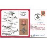 Rod Learoyd VC and Pilot signed The Award of the Air force Cross cover. Good condition Est.