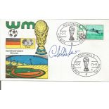 Luciano Castellini signed FDC commemorating the 1974 World Cup Finals in Germany Double PM Munchen