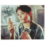 Karen Allen signed 10x8 colour photo from Raiders of the Lost Ark. Dedicated. Good condition Est.