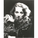 Marlene Dietrich signed 10x8 photo 27 December 1901 - 6 May 1992) was a German-American [4]