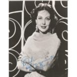 Loretta Young signed 10x8 black and white photo. January 6, 1913 - August 12, 2000) was an