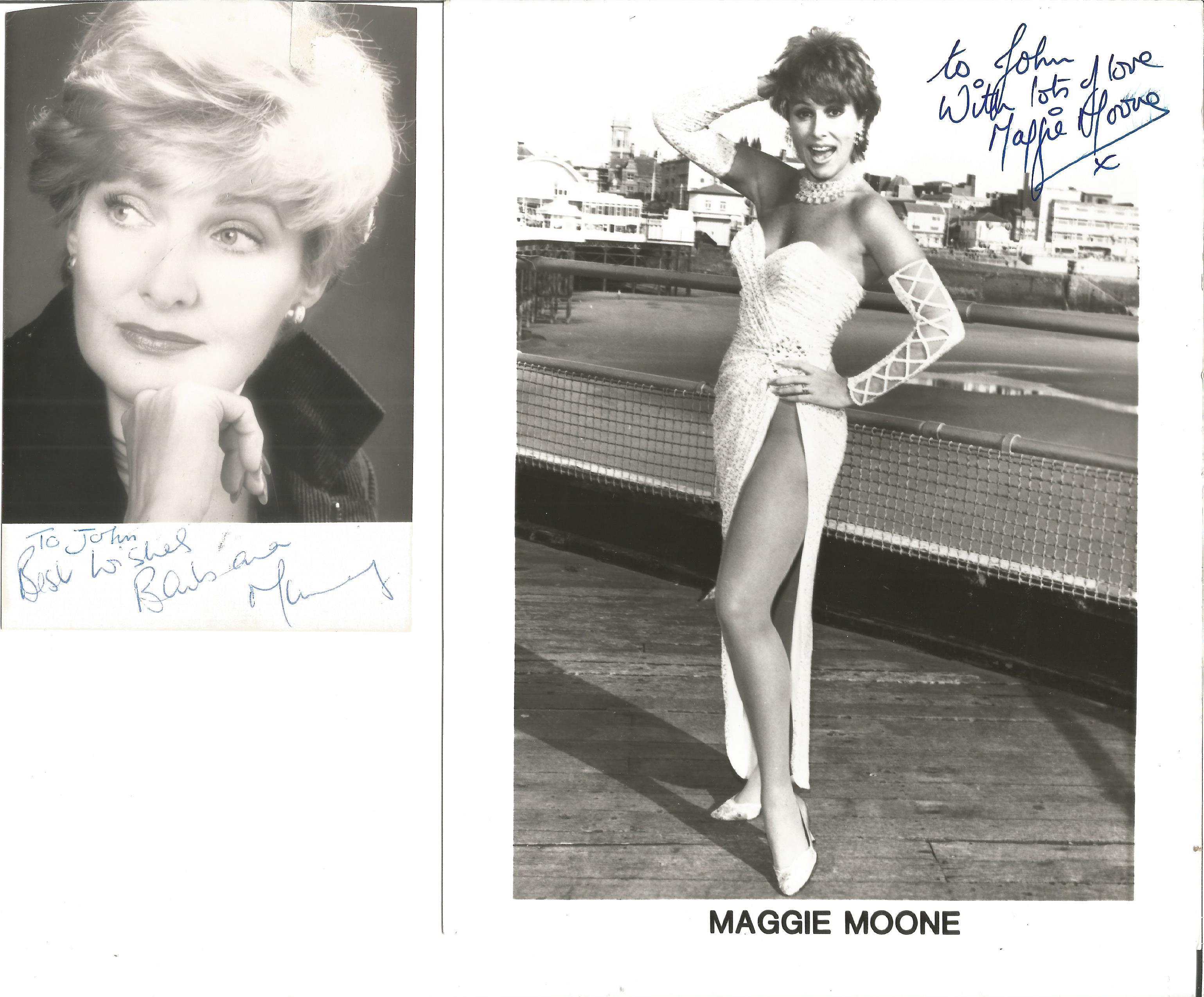 TV/Film/Music collection. Contains 6 signed photos. Among them are Anita Dobson, Barbara Murray, - Image 3 of 3