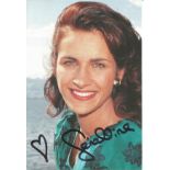 Geraldine Olivier signed 6x4 colour promotional photo. Swiss singer of volkstümliche Musik. Good