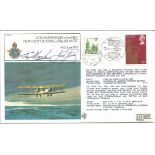 RAF Pilots Alcock and Brown signed first flight cover comm. 60th ann non-stop Atlantic flight.