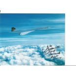 Mike Banister signed 10x8 colour above the clouds photo. Good condition Est.