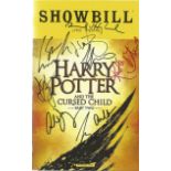 Harry Potter and the Cursed Child theatre programme Lyric Theatre Broadway USA signed by the cast.