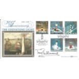 Tony Bullimore signed Eddystone Lighthouse FDC. 24/3/98 Plymouth postmark. Good condition Est.