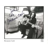 Rosanne Cash signed 10x8 black and white photo. American singer-songwriter and author. She is the