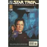 DC comic Star Trek The Next Generation Convergence 1995 Annual #6 part one signed on cover by Howard