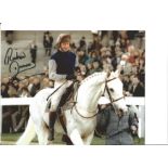 Richard Dunwoody signed 10x8 colour photo on Desert Orchid. Good condition Est.