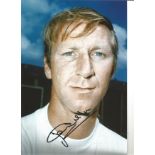 Jack Charlton signed 12x8 colour photo. Good condition Est.