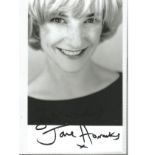 Jane Horrocks signed 6x4 black and white photo. Good condition Est.