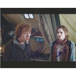Rupert Grint and Emma Watson signed 10x8 colour photo from Harry Potter and the Deathly Hallows.