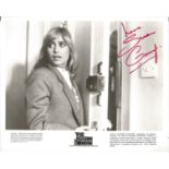 Susan George signed 10x8 black and white movie still from The Jigsaw Man. Good condition Est.