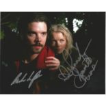 Low Price Sale! Hannah Spearritt Andrew Lee Potts Primeval hand signed 10x8 photo. This beautiful