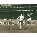Geoff Hurst Signed England 1966 World Cup Final 8x10 Photo. Good Condition Est.