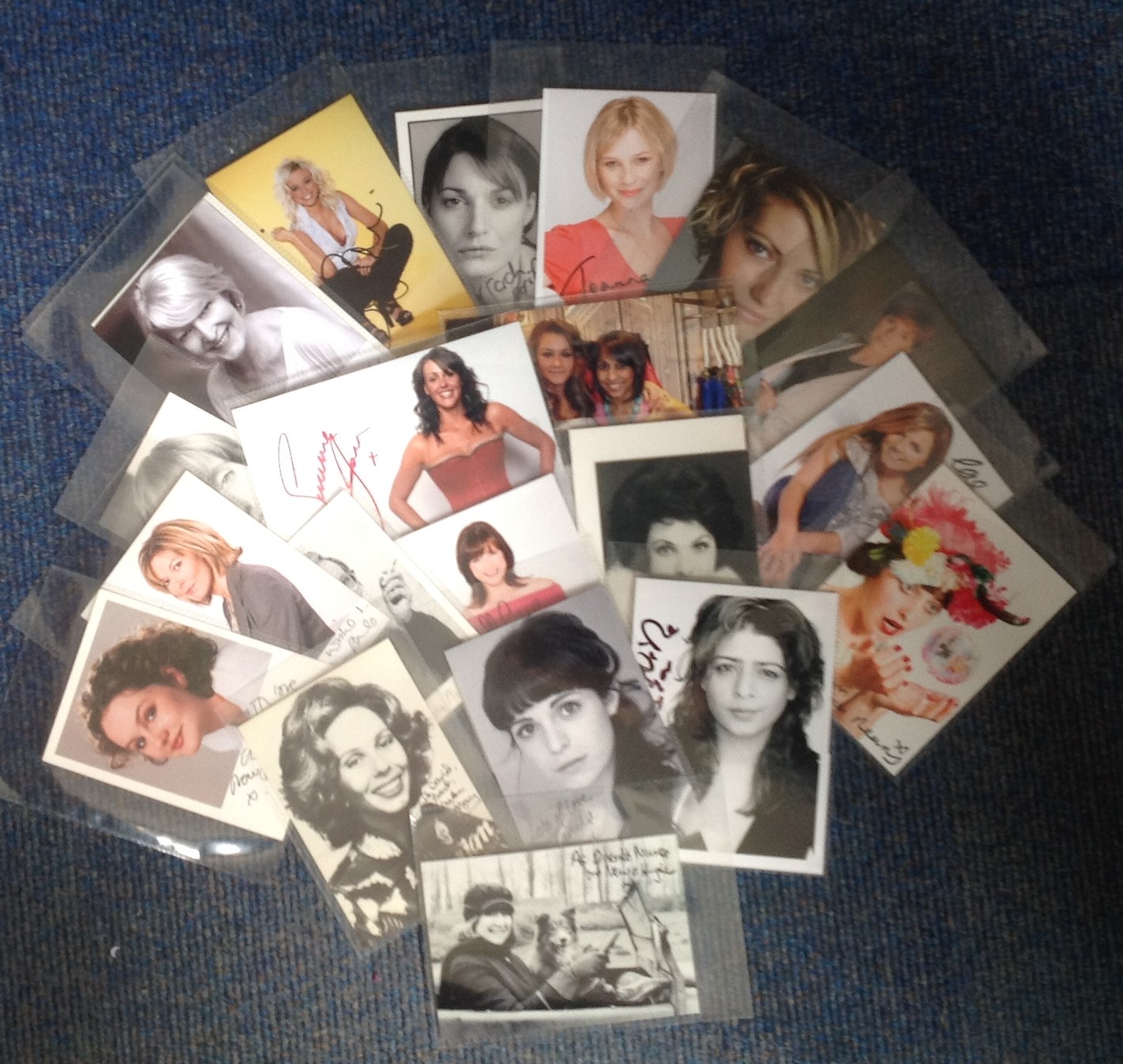 TV Collection 20 assorted signed 6x4 photographs signatures include Jan Harvey , Brooke Vincent,