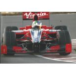Lucas di Grassi signed 12x8 colour photo racing for Virgin. Good condition Est.