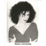 Melissa Manchester signed 10x8 black and white photo. American singer-songwriter and actress.