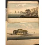 C. Horny after G M Kraus L'Isle de Boo-Shala; L'Isle de Staffa, and companion hand coloured