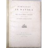 GELEE (Claude) [LORRAINE (Claude)] Paesaggi in Tavola Giudicati di .., Rome 1826, large folio, 10