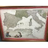 William Faden A map of the Mediterranean Sea with the Adjacent Regions and Sea in Europe, Asia and