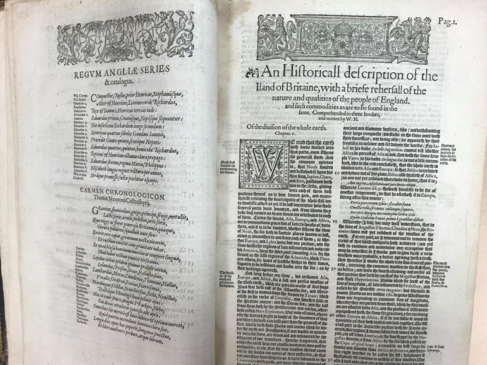 HOLINSHED (Raphael) The First and Second volumes of Chronicles, ... now newly augmented and - Image 7 of 10