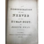 SWAN (Joseph) A Demonstration of the Nerves of the Human Body, 1830, folio, 20 plates only and