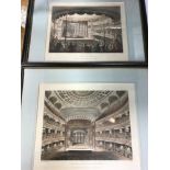 After Rowlandson and Pugin, a pair of 19th Century aquatints, 'Sadler's Wells Theatre' and 'New